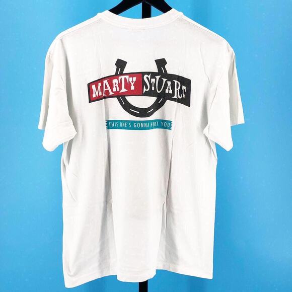 Marty Stuart 1992 This One's Gonna Hurt You Tour Tshirt - Picture 2 of 4
